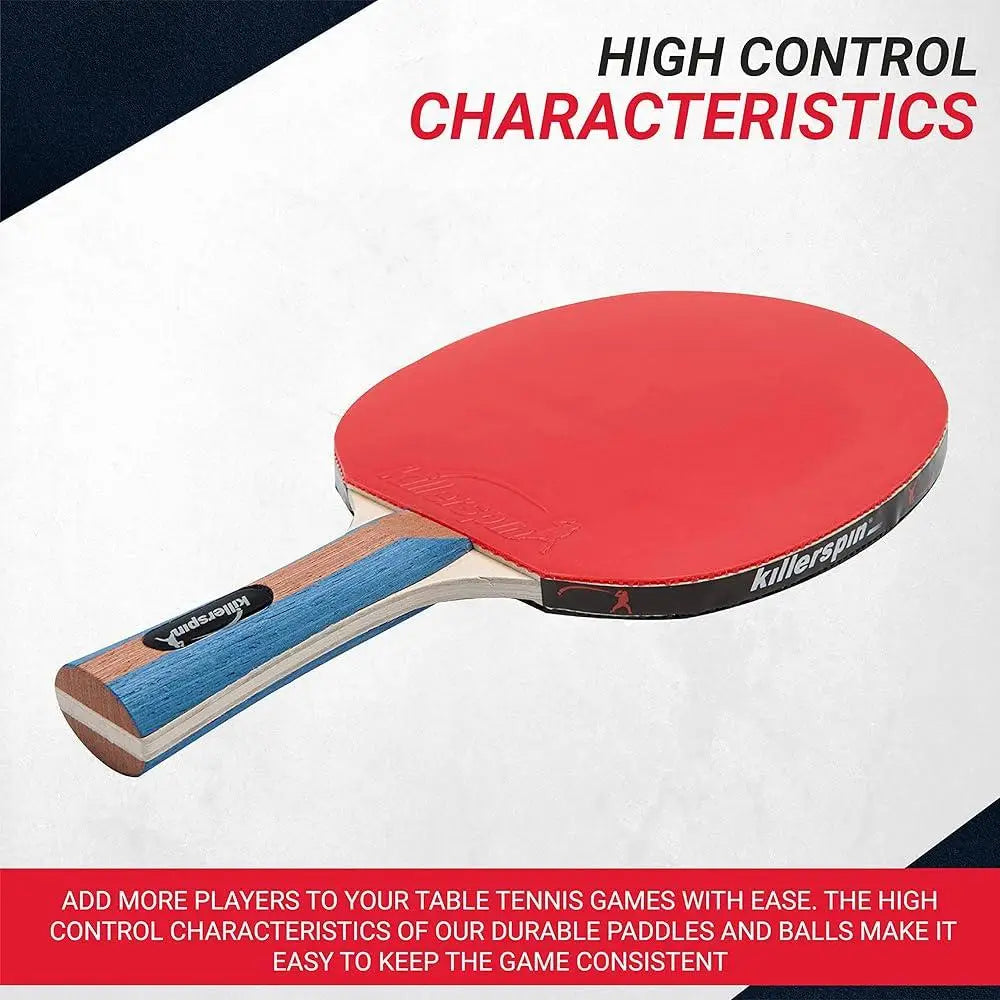 Table Tennis Paddles with 6 Ping Pong Balls