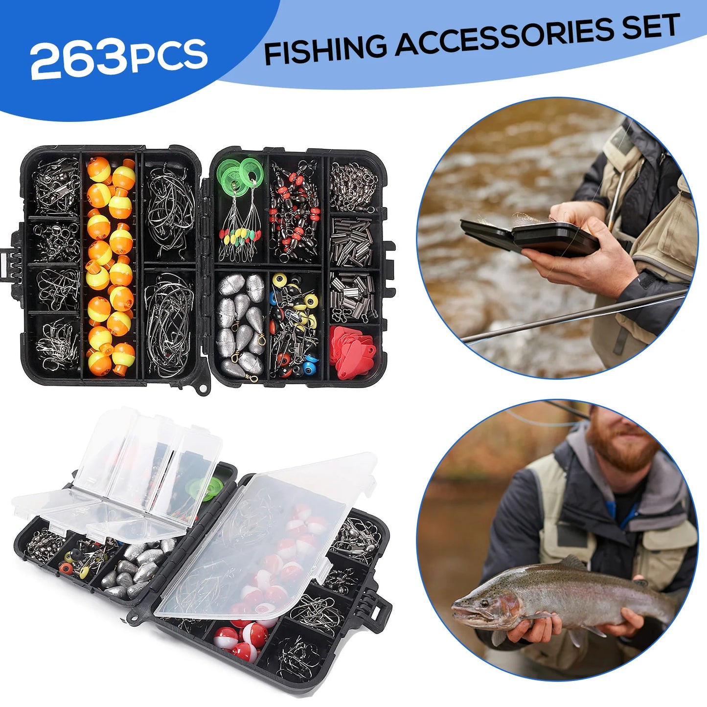 263pcs Tackle Box