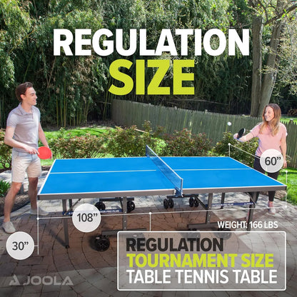 Table Tennis Table with Waterproof Net Set
