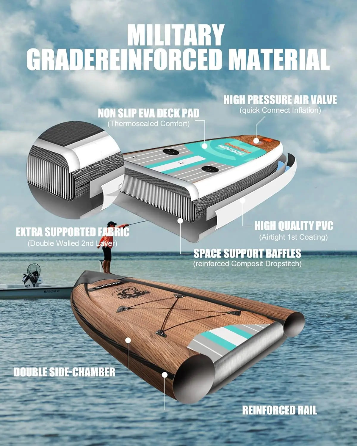 Surf Board with Accessories