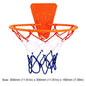 Indoor Silent Basketball Ball 21/18 cm with hoop