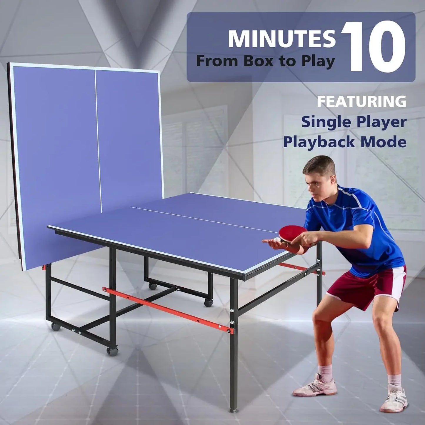 Folding Rolling Table Tennis