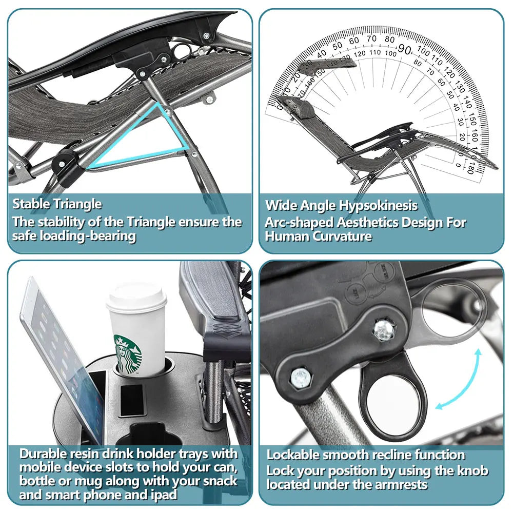 Zero Gravity Chair with Awning