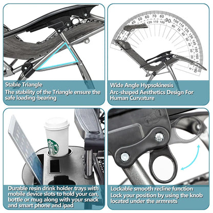 Zero Gravity Chair with Awning