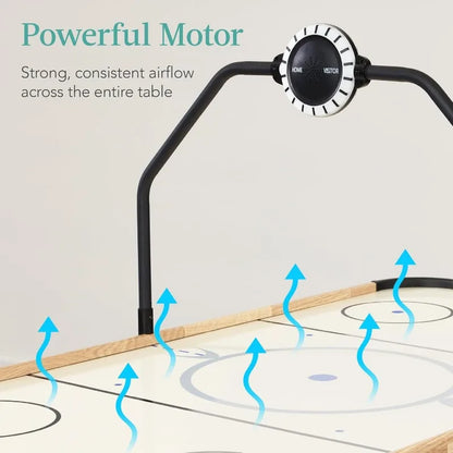 Air Hockey Game Table w/Light-up Scoreboard