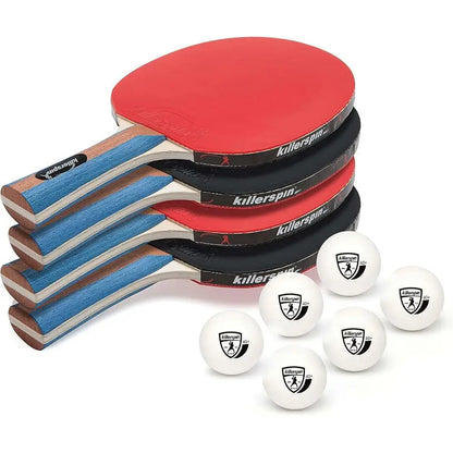 Table Tennis Paddles with 6 Ping Pong Balls