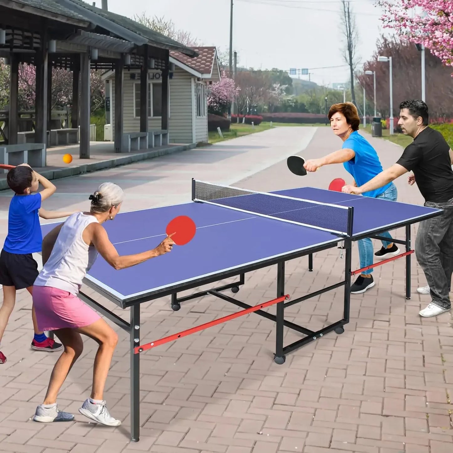 Folding Rolling Table Tennis