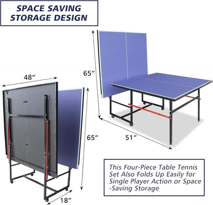 Folding Rolling Table Tennis