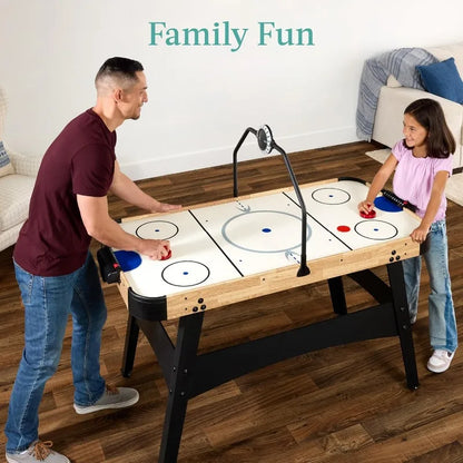 Air Hockey Game Table w/Light-up Scoreboard