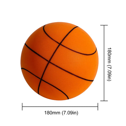 Indoor Silent Basketball Ball 21/18 cm with hoop