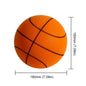 Indoor Silent Basketball Ball 21/18 cm with hoop